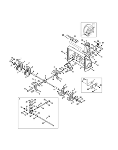 Auger And Auger Housing (30-Inch Hd) Diagram and Parts List for 3X30-INCHHD31AH57SZ (31AH57SZ710)(2013) Cub Cadet Snow Blower